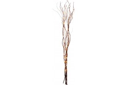 Svítící dřevěné vrbové proutí, černé, 90cm
