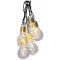 Svítící LED žárovkový řetěz, 1 m